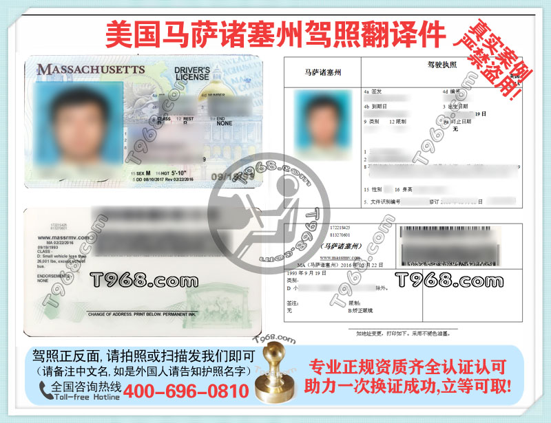马萨诸塞州驾照